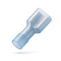 Klemko vlakstekerhuls volledig geïsoleerd 6,3x0,8mm voor 1,5-2,5 mm² | 156240