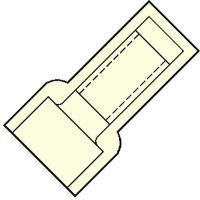 Geïsoleerde eindverbinder, 6,10-10,0 mm²