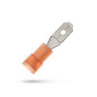 Geïsoleerde Vlaksteker 4,8x0,5mm voor 0,5-1,5 mm², Nylon