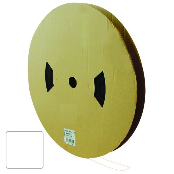 Haspel Krimpkous Polyolefin Wit krimpt 1:2 D=1.2mm