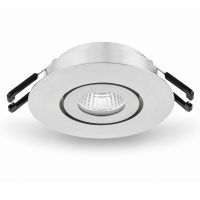 Lumiko Siena COB richtbare ledspot RVS-look 3,1W 350mA 4000K | 863722