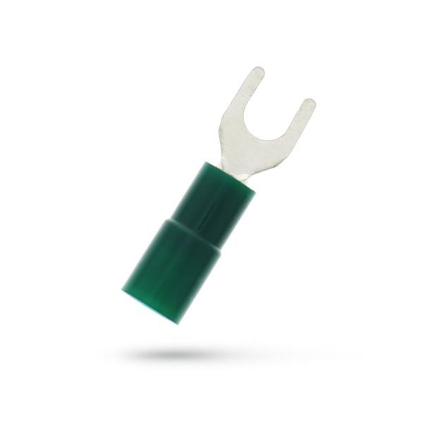 Geïsoleerde Vorkkabelschoen M3 voor 0,1-0,5 mm², PVC
