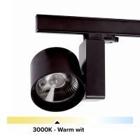 B-Railspot zwart, 33W, 3500 lumen, 3000K, 30°