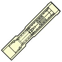 vol. geïsoleerde micro Rondstekerhuls 2mm voor 0,1-0,5 mm²