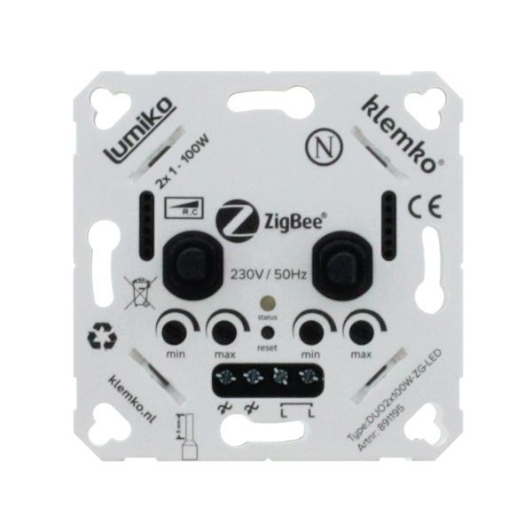 Lumiko Duo led dimmer Zigbee 2x100W | 891195
