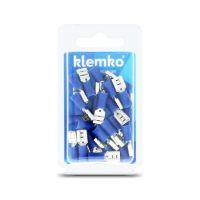 Klemko blister geïsoleerde vlakstekerhuls 6,3x0,8mm super pidg 1,5-2,5mm² PVC | 170460