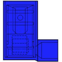 Vol.Geïsol. haakse Vlakstekerhuls 6,3x0,8mm voor 1,5-2,5 mm², PVC