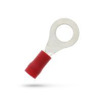 Geïsoleerde Ringkabelschoen M6 voor 0,5-1,5 mm², PVC, SuperPidg