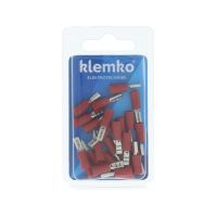 Klemko blister geïsoleerde vlakstekerhuls 2,8x0,8mm super pidg 0,5-1,5mm² PVC | 170020
