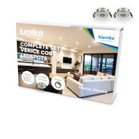 Compleet Venice pakket met 2x Venice COB ledspot 3000K dimbaar | 863851