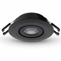 Lumiko Siena COB richtbare ledspot zwart 3,1W 350mA 3000K | 863716