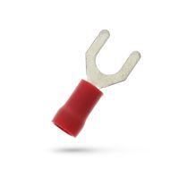 Geïsoleerde Vorkkabelschoen M5 voor 0,5-1,5 mm², PVC, SuperPidg