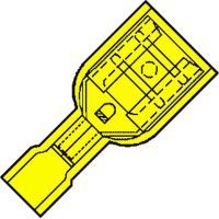 Klemko vlakstekerhuls volledig geïsoleerd 6,3x0,8mm voor 4,0-6,0 mm² | 156340