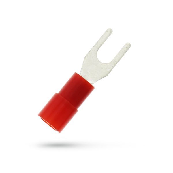 Geïsoleerde Vorkkabelschoen M3 voor 0,5-1,5 mm², Nylon, SuperPidg