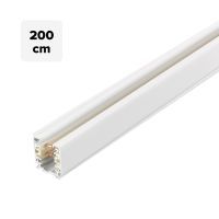 3 fase rails - rail 200cm, wit (RAL9010)