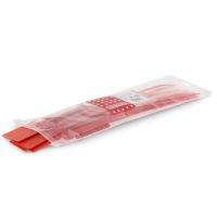 Mepac bundelband met label 280 x 7,5mm rood 25 stuks | 457200