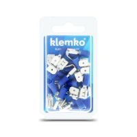 Klemko blister geïsoleerde vlakstekerhuls met tab 6,3x0,8mm super pidg 1,5-2,5mm² PVC | 170470