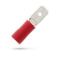 Klemko geïsoleerde vlaksteker 4,8x0,8mm super pidg 0,5-1,5 mm² PVC 100 stuks | 100070