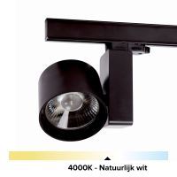 B-Railspot zwart, 33W, 3500 lumen, 4000K, 30°