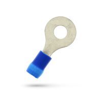 Geïsoleerde Ringkabelschoen M5 voor 1,5-2,5 mm², fosforbrons, PVC