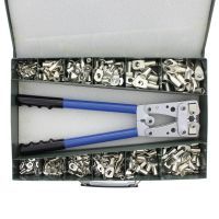 Klemko assortiment 240 buiskabelschoenen 10–50 mm² met krimptang | 910112