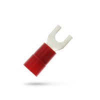 Geïsoleerde Vorkkabelschoen M5 voor 10 mm², Nylon