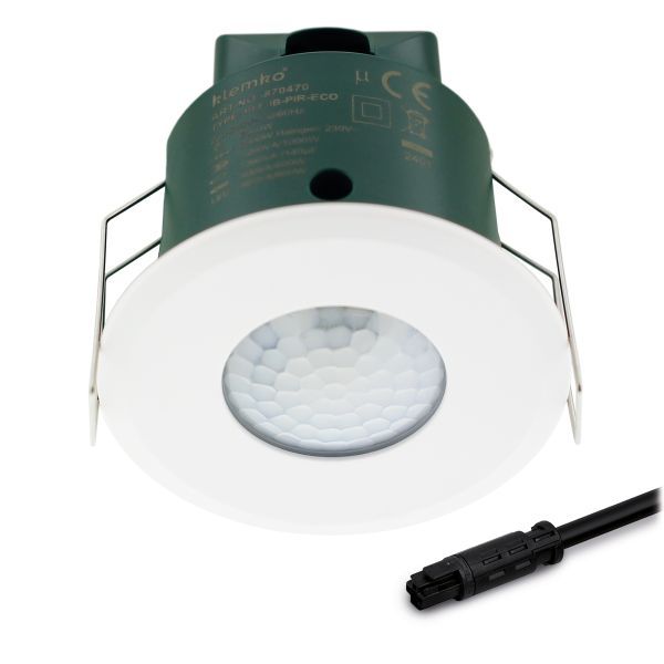 Lumiko aanwezigheidsmelder plafond PIR, 2000W, 7M, 40m2, Wit - stekerbaar WinstaRD