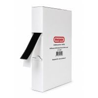 Klittenband zelfklevend haak 20mm zwart disp.box 25m