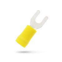 Geïsoleerde Vorkkabelschoen M4 voor 4,0-6,0 mm², PVC, SuperPidg