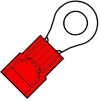 Klemko ringkabelschoen M5 geïsoleerd voor 0,5-1,5 mm² SuperPidg | 156415