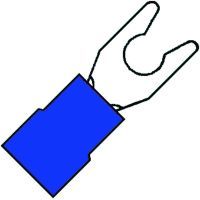 Geïsoleerde vorkkabelsch EW M3,5 voor 1,5-2,5 mm² B=6,4mm
