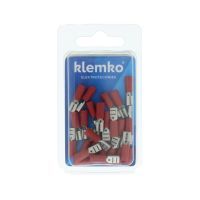 Klemko blister geïsoleerde vlakstekerhuls 4,8x0,8mm super pidg 0,5-1,5mm² PVC | 170020