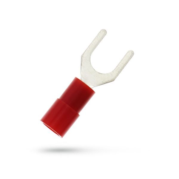 Geïsoleerde Vorkkabelschoen M5 voor 0,5-1,5 mm², Nylon, SuperPidg