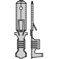 F-krimp ongeïsoleerde vlaksteker lip 6,3x0,8mm, 4,0-6,0mm²