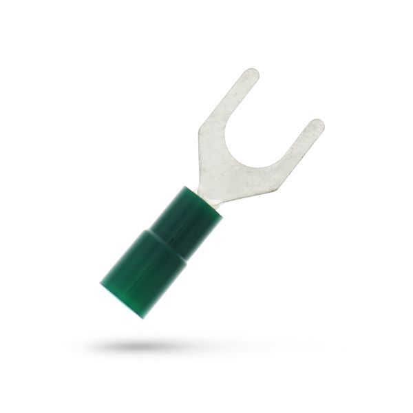 Geïsoleerde Vorkkabelschoen M5 voor 0,1-0,5 mm², PVC