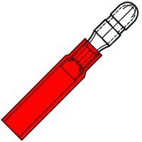 Waterdichte Föhnrondsteker 4mm voor draad 0,5-1,5 mm²