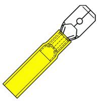 Waterdichte FöhnVlaksteker 6,3x0,8mm voor 4,0-6,0 mm²