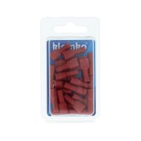 Klemko blister volledig geïsoleerde vlakstekerhuls 6,3x0,8mm 0,5-1,5mm² PVC 25 stuks | 171270