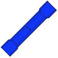 Geïsoleerde Stootverbinder voor 1,5-2,5 mm²
