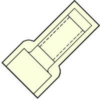 Geïsoleerde eindverbinder 1,5-2,5 mm²