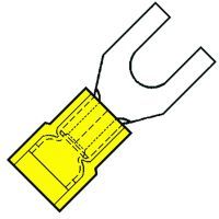 Klemko vorkkabelschoen M5 geïsoleerd voor 4,0-6,0 mm² SuperPidg | 156575