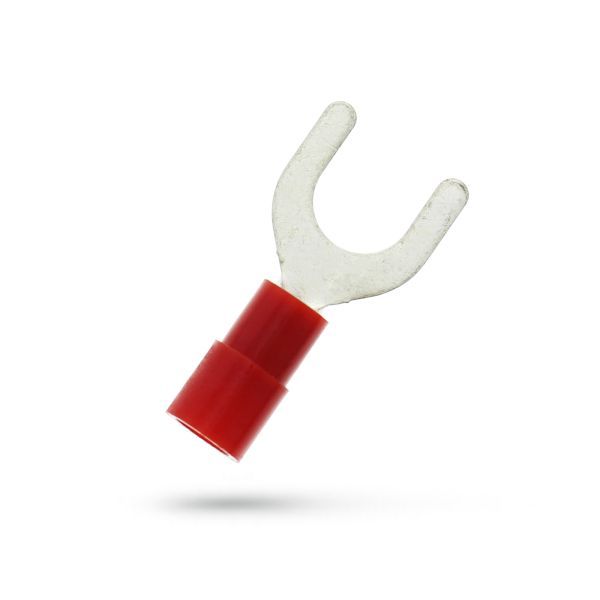 Geïsoleerde Vorkkabelschoen M6 voor 0,5-1,5 mm², Nylon, SuperPidg