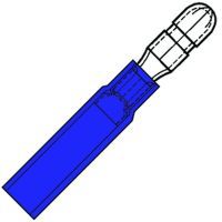 Waterdichte Föhnrondsteker 4mm voor draad 1,5-2,5 mm²