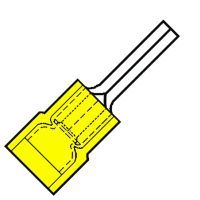 Klemko pensteker P13,5 geïsoleerd voor 4,0-6,0 mm² SuperPidg | 156660